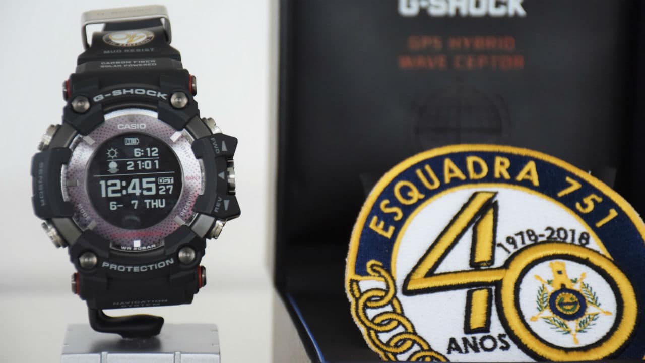 O novo relógio da CASIO celebra 40 anos da Esquadra 751 da Força Aérea