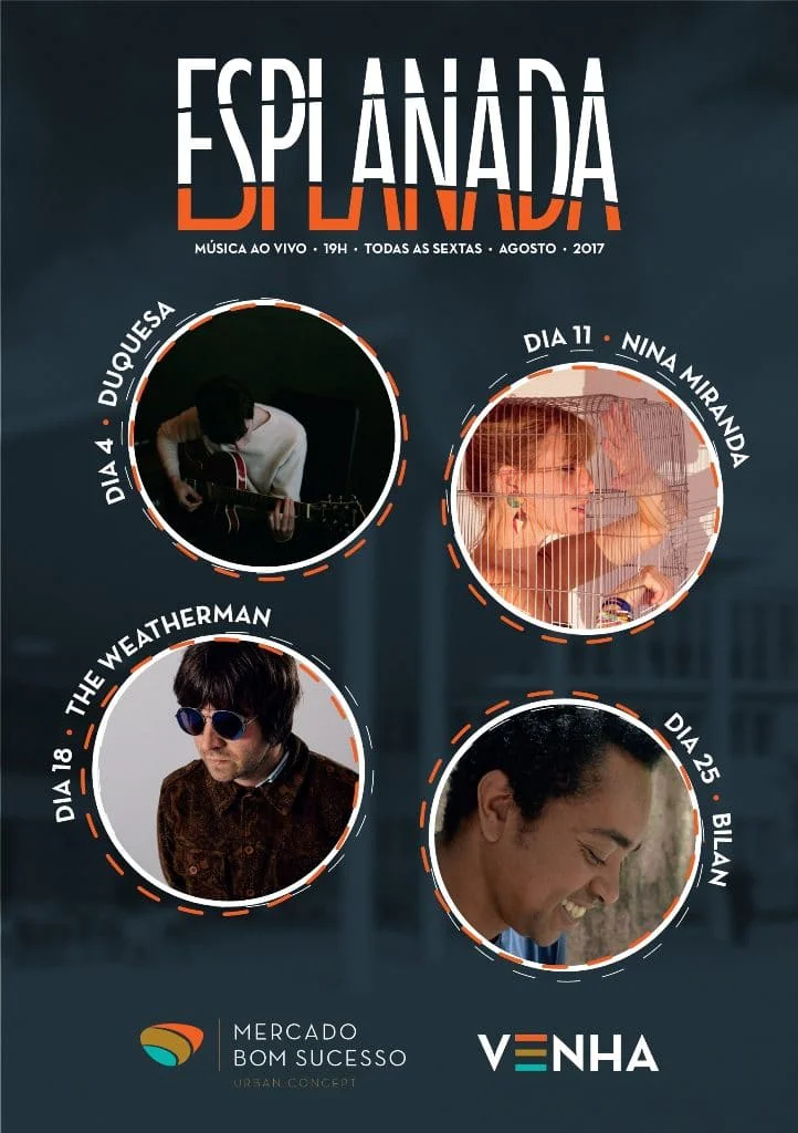 Agosto chega com concertos gratuitos na “Esplanada” do Mercado Bom Sucesso 1 mercadobomsucesso concertos destaque