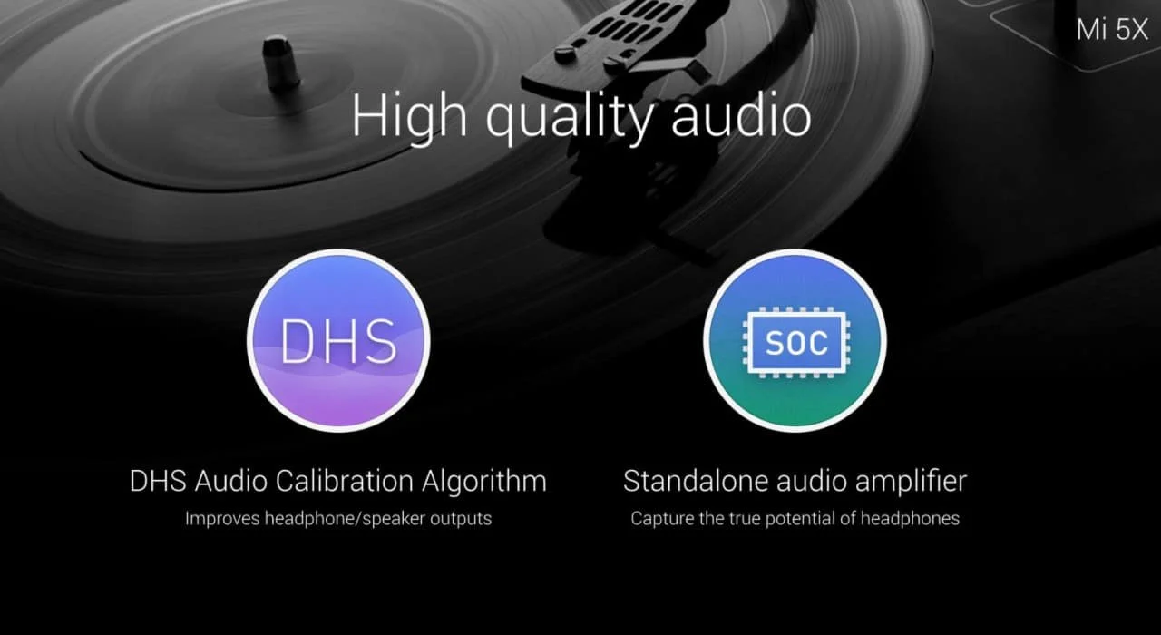 xiaomi mi 5x audio