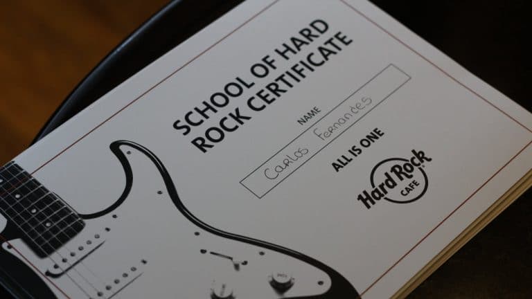 Escola do Hard Rock é o novo programa educativo do Hard Rock Cafe Lisboa