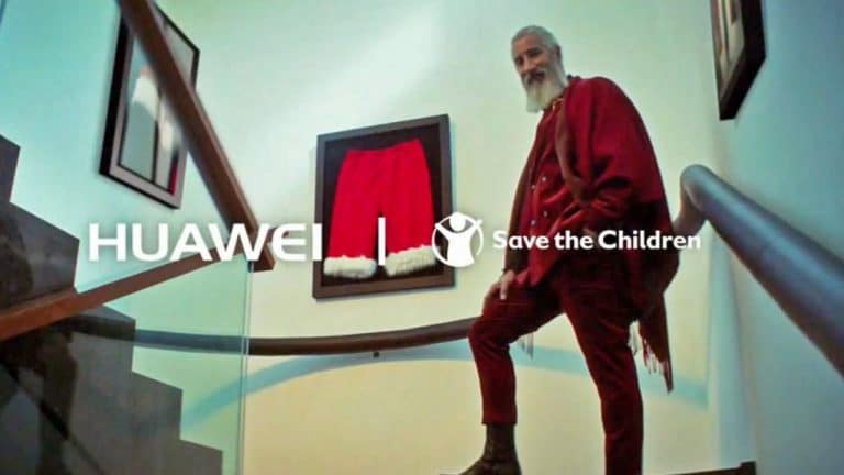 Huawei apresenta o Pai Natal moderno na sua primeira campanha de Natal para a Europa