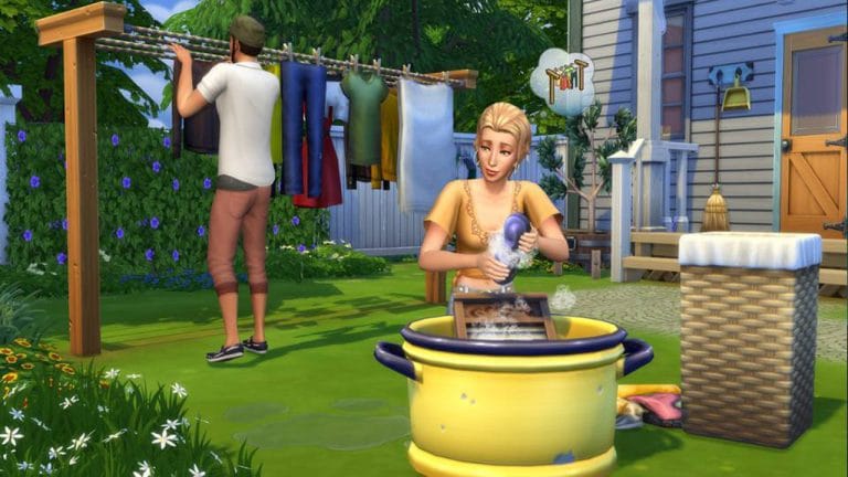 The Sims 4: Novo pack criado pela comunidade mete os jogadores a lavar roupa