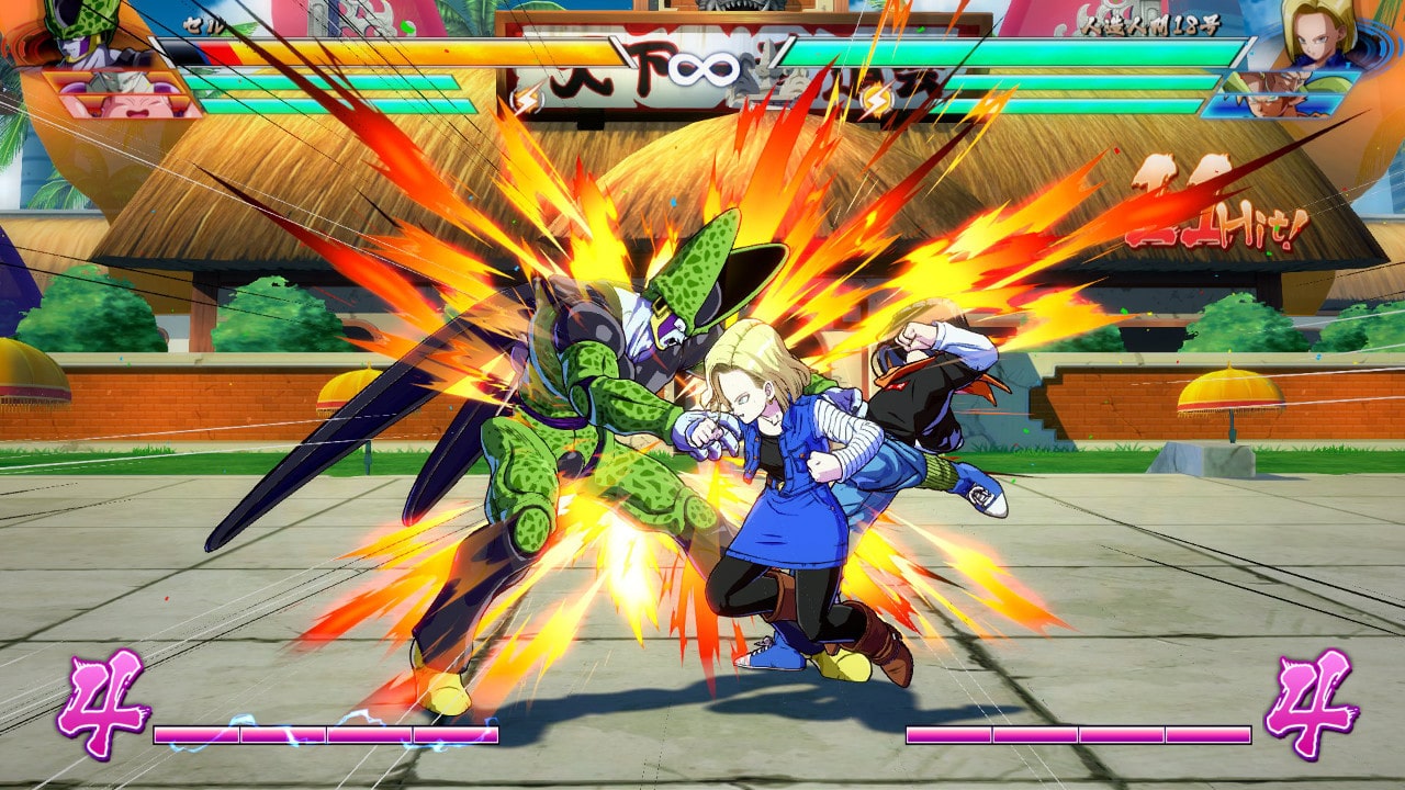Dragon Ball FighterZ - Cell e Android 18
