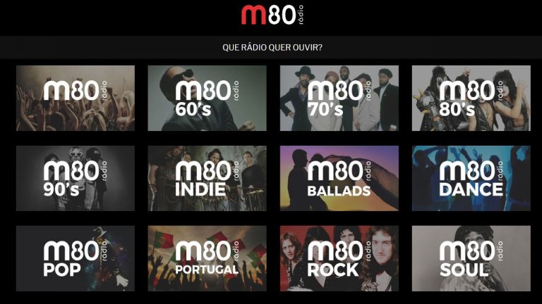 M80 inova com 11 rádios digitais temáticas