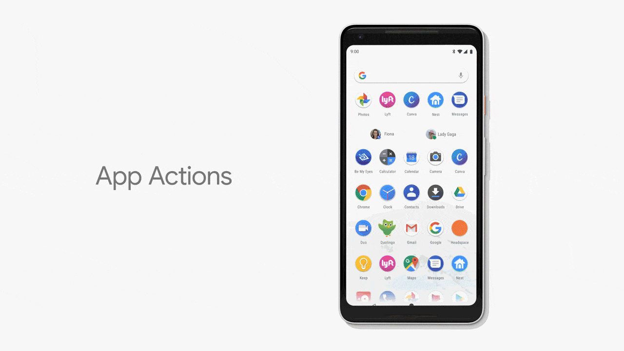 android p actions app boomer