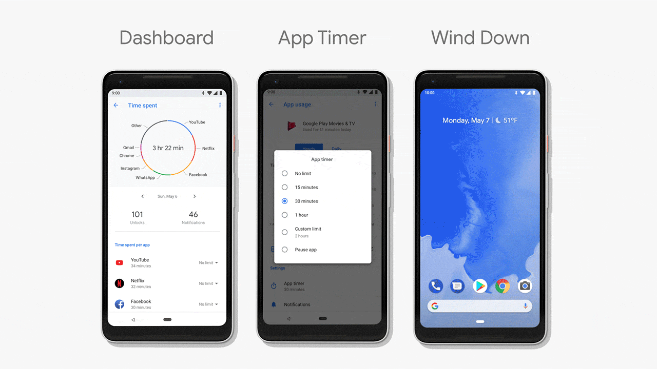 android p wind down echo boomer