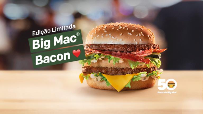 McDonald’s lança edição especial Big Mac Bacon