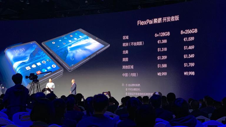 Este é o FlexPai, o primeiro smartphone dobrável