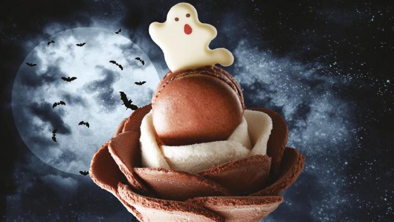 Os gelados em flor da Amorino já entraram em modo Halloween