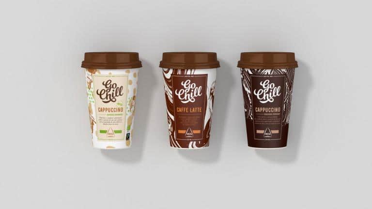 Delta apresenta barra de cereais com café e uma bebida fria de café com leite