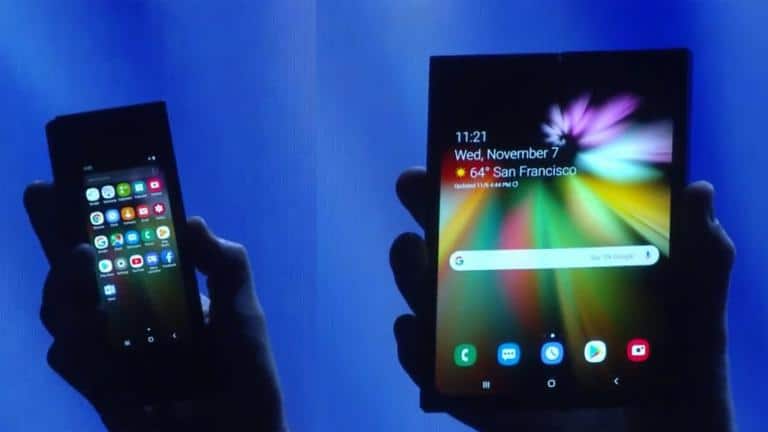 É este o smartphone dobrável da Samsung