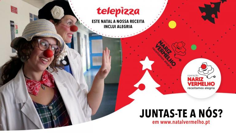 Telepizza desafia-nos a ajudar a Operação Nariz Vermelho