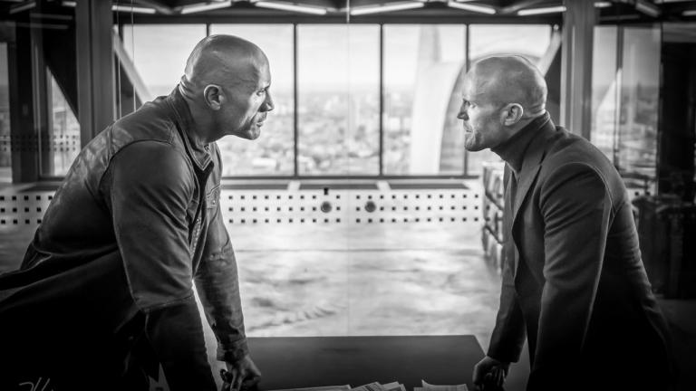 Nova imagem do spin-off de “The Fast and the Furious” junta Dwayne Johnson, Jason Statham e Idris Elba