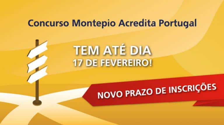 Concurso Montepio Acredita Portugal tem novo prazo de candidaturas