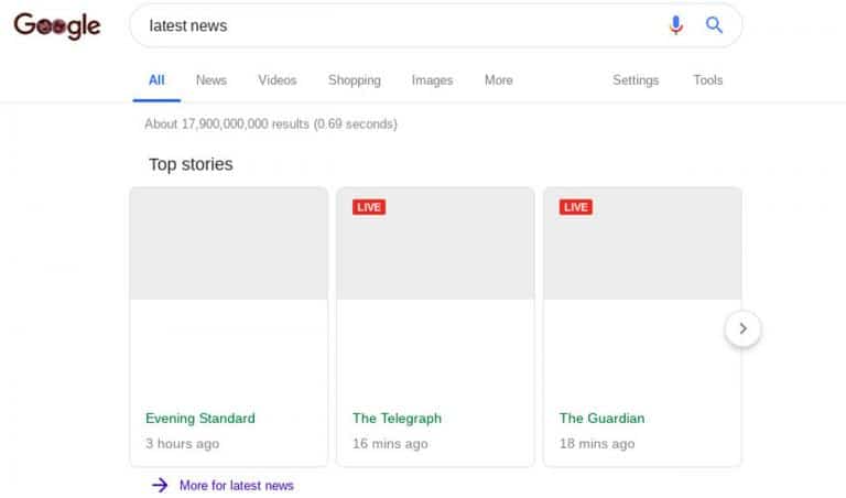 Em breve a pesquisa de notícias do Google poderá ser muito diferente