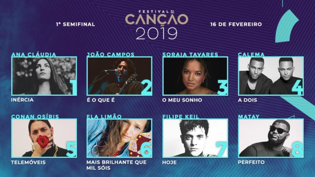 festival da cancao 2019 primeira semifinal