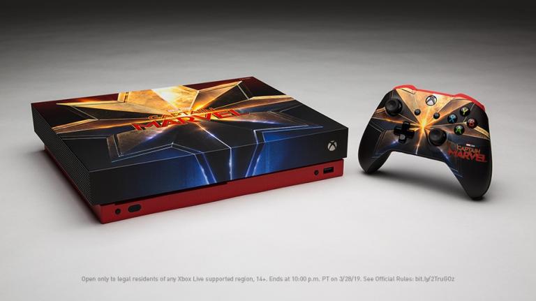 Neste passatempo podes ganhar uma Xbox One X personalizada da “Captain Marvel”