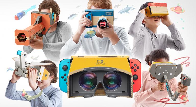 A Nintendo revela realidade virtual para a Nintendo Switch com Labo VR