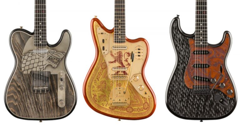 A Fender tem três guitarras inspiradas em Game of Thrones