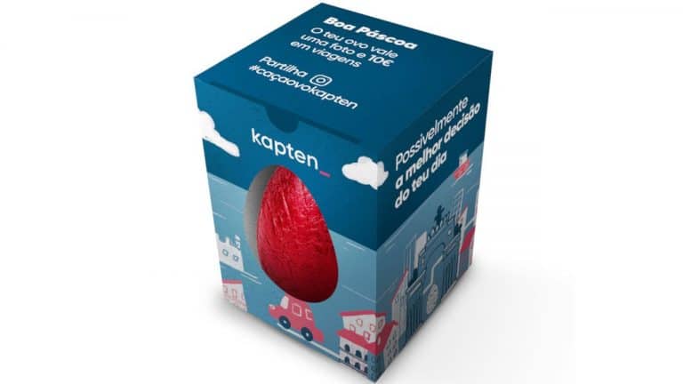 Há 100 ovos da Páscoa para apanhar na Kapten. E cada um tem 10€ em créditos