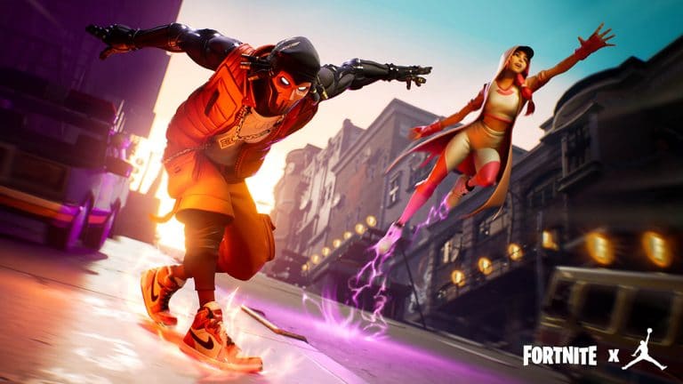 Calça umas Air Jordan com o novo evento de Fortnite