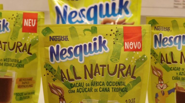 Novo Nesquik tem ingredientes 100% naturais e vem numa embalagem de papel reciclável
