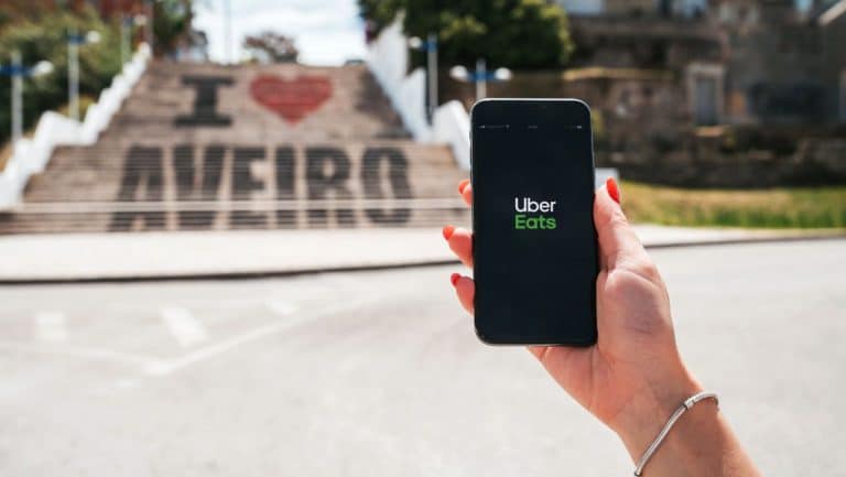 Uber Eats chega a Aveiro