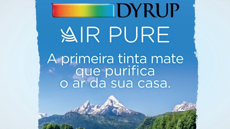 A Dyrup tem uma tinta que purifica o ar da casa. E vem numa embalagem 100% reciclada