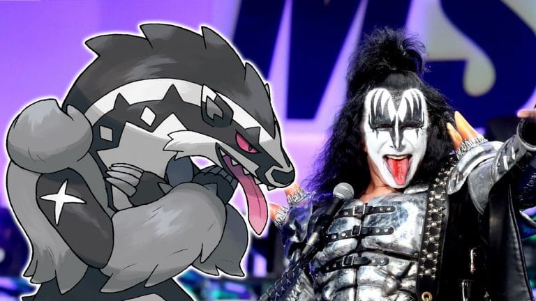 Gene Simmons dos KISS, elogiado por um novo Pokémon