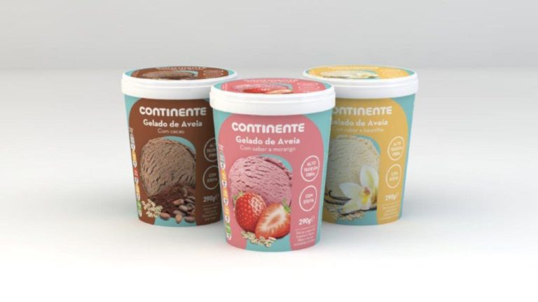 Novos gelados Continente são à base de aveia e não têm leite nem glúten