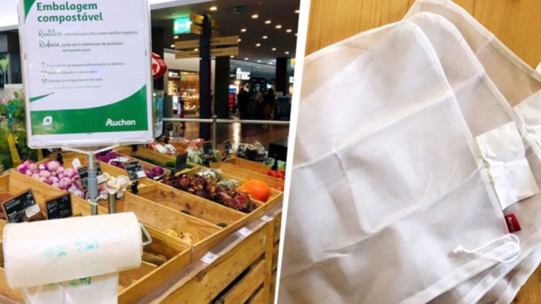 Auchan disponibiliza sacos amigos do ambiente em mais lojas