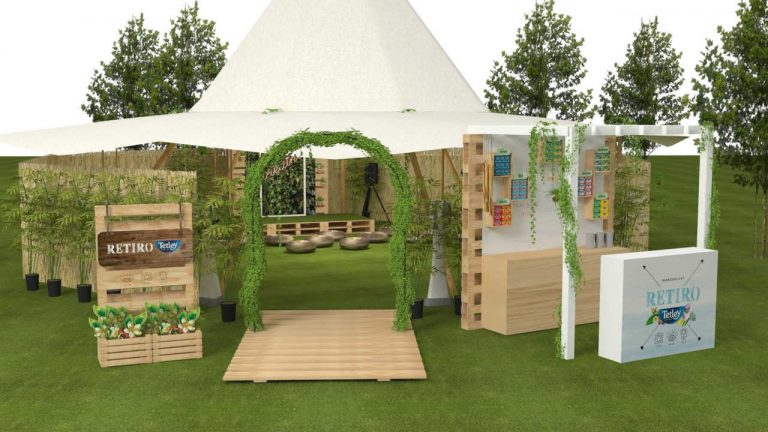 A Tetley está no Wanderlust 108 e quer que todos relaxem