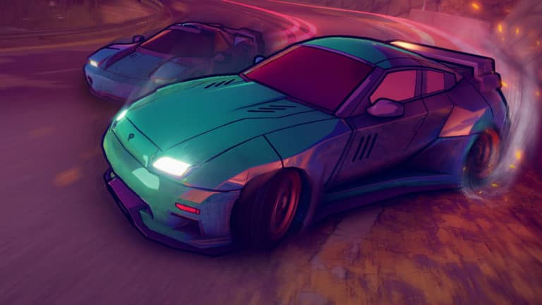 Inertial Drift, um jogo de corridas com uma nova forma de jogar