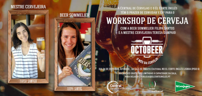 Central de Cervejas vai dar um workshop de cerveja gratuito no El Corte Inglès