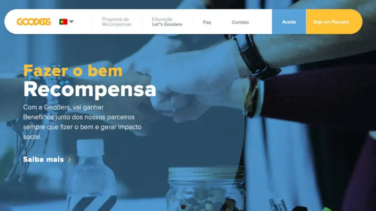 Gooders. Startup brasileira dá recompensas a quem fizer voluntariado
