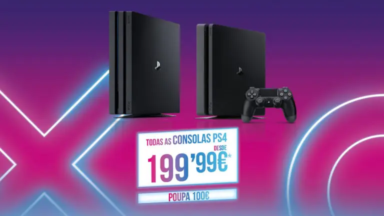 A PlayStation 4 está 100€ mais barata durante a Black Friday