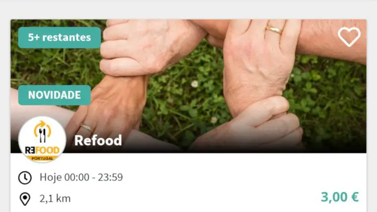 Too Good to Go já nos permite apoiar a Refood