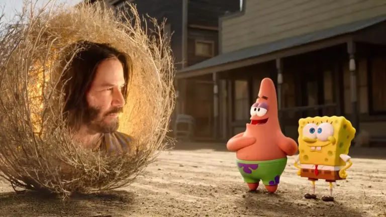Keanu Reeves é a segunda estrela no novo filme de SpongeBob
