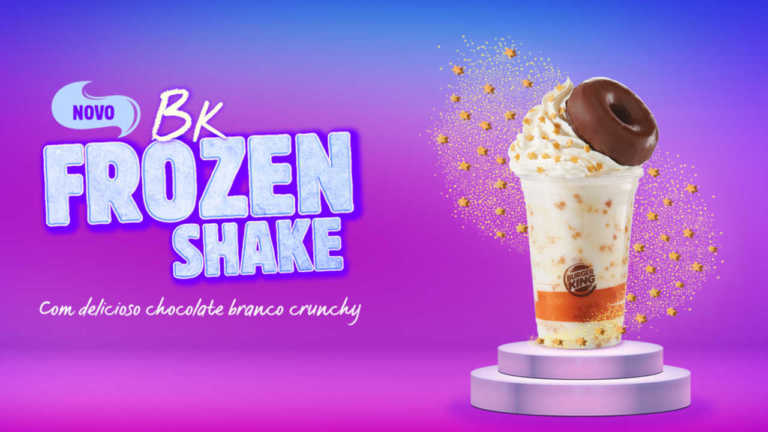 Há um novo batido e batatas com bacon, cebola crocante e molho de queijo cheddar para provar no Burger King