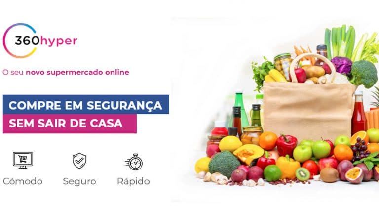 360hyper. Este supermercado online surge de uma parceria da 360imprimir com o Recheio