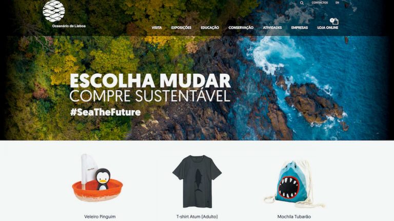 Oceanário de Lisboa lançou loja online com produtos sustentáveis