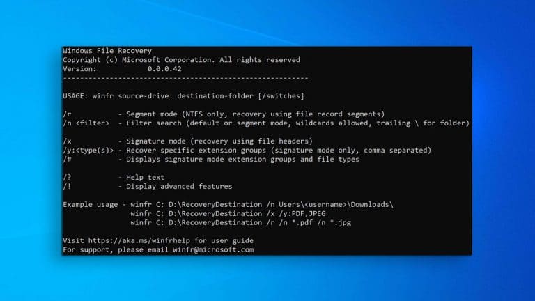 Há uma nova ferramenta no Windows para recuperar ficheiros apagados
