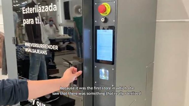 Loja da Salsa no Porto testa tecnologia que esteriliza roupa em 30 segundos