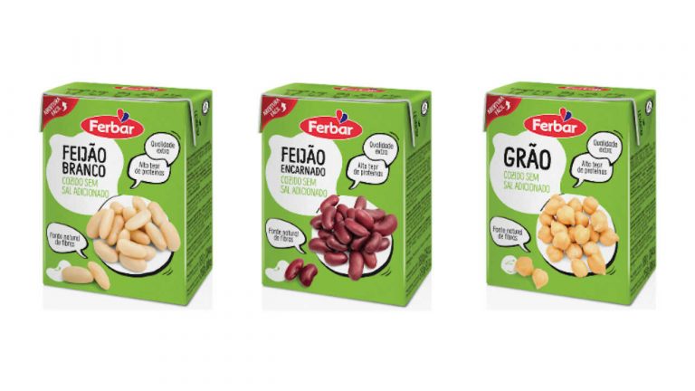Ferbar distribui feijão branco, feijão encarnado e grão em embalagens mais amigas do ambiente