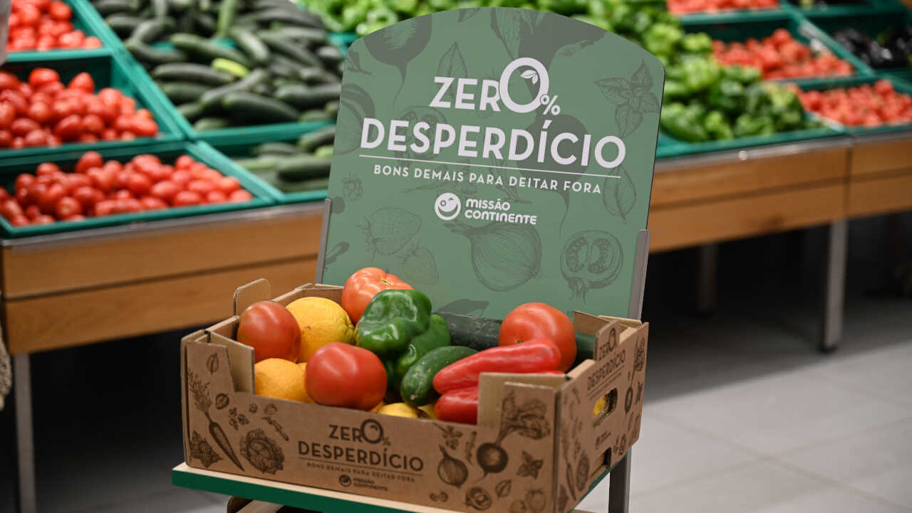 Zer0% Desperdício. Continente vende 5kg de frutas e legumes por 2,5€