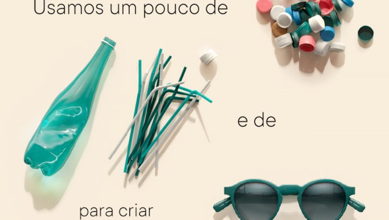 Solaris tem uma coleção de óculos de sol feitos de plástico reciclado