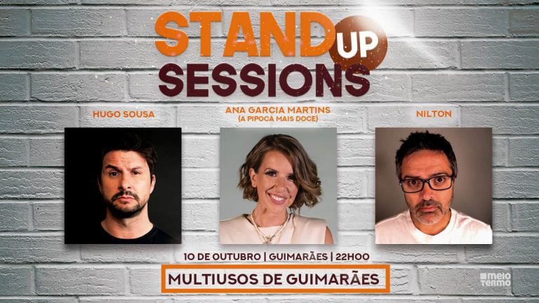 Stand Up Sessions está de volta e leva Hugo Sousa e Ana Garcia Martins a Guimarães