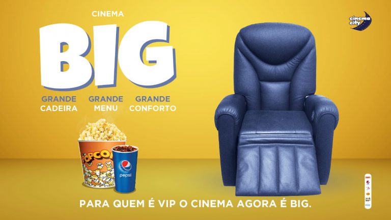 A versão VIP do Cinema City agora é BIG