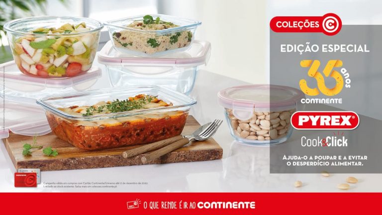 Há uma nova coleção Pyrex para colecionar no Continente