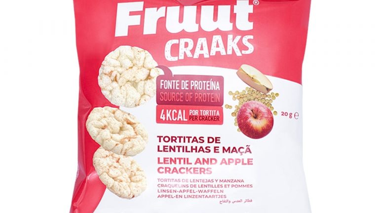 Fruut Craaks. Novo snack promete apenas 4kcal por tortita ingerida
